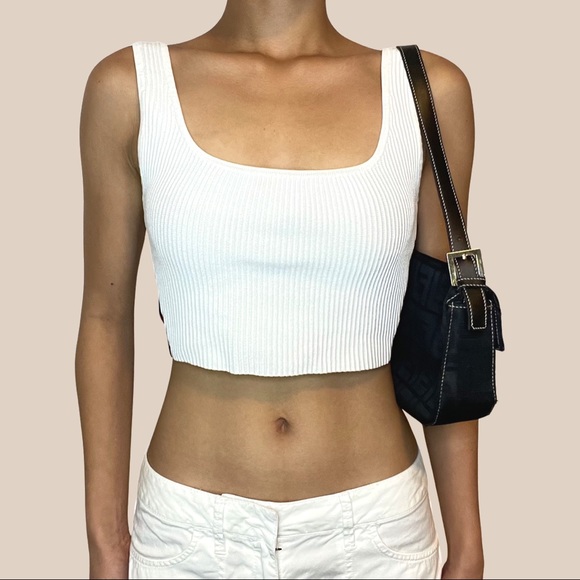 π€ Babaton ribbed crop top π€ - Picture 2 of 4